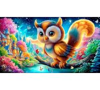 Starry-Town 1000 Pieces Recycled Paper Jigsaw Puzzle Impossible Hard Difficult Educational Games for The Whole for Women, Gifts for Men 38x52cm/1000pcs