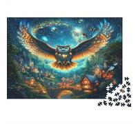 Starry Town Puzzle Lovers Jigsaw Set 1000 Pieces After-school Puzzle Activity for Relaxation,Creativity & Gift 38x26cm/1000pcs