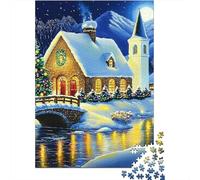 Starry Town1000pc Cardboard Jigsaw Puzzle Set Adult Decompression Game Creative Indoor Activity Ideal Birthday 70x50cm/1000pcs