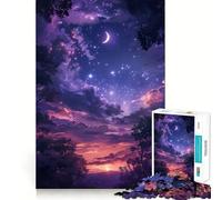Starry Twilight 1000 Pieces Jigsaws Adults Puzzles Gifts Fine Logic Toy Gentle Leisure Neat Edge Lovely Gift 38x26cm