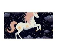 Starry Unicorn-1279 Cushioned Kitchen Runner Rug Mat Stain Resistant, Easy Wipe Clean for House Sink Office,15.7"x29.5"in