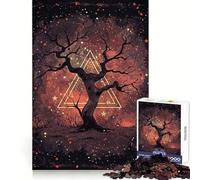 Starry Wisdom Tree 1000 Pieces Jigsaw Puzzles for Adults Think Smart Toy Quiet Fun Accurate Cut 50x75cm