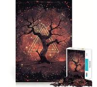 Starry Wisdom Tree 1000 Pieces Jigsaw Puzzles for Adults Think Smart Toy Quiet Fun Accurate Cut 50x75cm