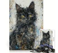 StarryEyed Kitten 1000 Pieces Jigsaws Adults Puzzles Gifts Mind Skill Toy Quiet Fun Design Assembly 38x26cm