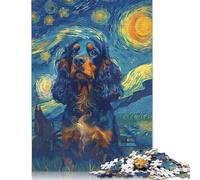 Starrynight Cocker Spaniel Puzzle for Adults 500 Pieces Puzzle Adult Jigsaw Puzzle Brain Teaser Game 500pcs (52x38cm)