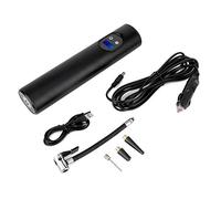 Starrypxl 12V Handheld Inflatable Air Pump 150PSI Digital Tyre Inflator Car Bike Motorcycle Black Portable Compact Design Versatile Use (Black)