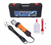 Starrypxl 690W Sheep Horse Clipper UK Plug Professional Speed Control Electric Grooming Kit Orange Efficient Hair Shears for Precise Animal Grooming