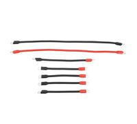 Starrypxl 7Pcs 4 Gauge Pure Copper Cart Battery Cables Heavy Duty Lugs DC AC 36V 48V Wiring Kit Durable Reliable Performance (Paquete 5)