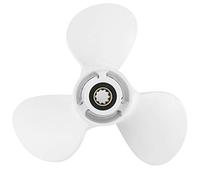 Starrypxl Aluminium Alloy Propeller 6644595401EL Replacement Fit for 2030HP Outboard Motor High Performance Lightweight Durable Boat Propeller for 20HP 25HP 30HP Outboard Engines