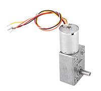 Starrypxl Brushless Gear Motor 12V 24V DC Speed Reduction Motor High Torque 4 150RPM All Metal Durable Gearbox for Robotics Electronic Locks Camera Mounts 76x32x25 2mm (24V, 18 rpm)