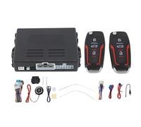 Starrypxl Car Security Alarm System DC12V Anti Theft Keyless Entry 1 Button Start Universal Kit Enhanced Protection for All Vehicle Models
