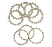 Starrypxl Clutch Friction Plates Kit 8pcs R1200GS R1250GS R1200RT R1200R R1200RS Durable High Performance Ideal Motorcycle Replacement