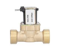 Starrypxl Electric Solenoid Valve DC12V Non Pressure Outflow Brass Normally Closed Energy Saving Reliable Wearproof Accurate Ideal Industrial Applications (AC220V tiene agua de entrada a presión)
