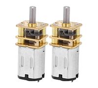Starrypxl GEAR MOTOR DC 6V 200RPM SPEED REDUCTION METAL GEARED MOTOR HIGH TORQUE LOW NOISE FOR RC CARS ROBOT DIY TOYS 3X8 SHAFT 2PCS