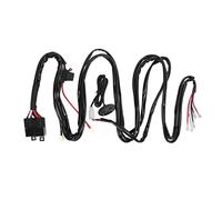 Starrypxl High Low Beam Wiring Harness LED Work Light Relay Switch 200cm Long Professional Dual Color Light Wire Harness for Off Road Motorcycles Pickup Trucks Pure Copper Silicon