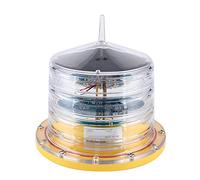 Starrypxl IP68 Solar Powered Marine Beacon Light 20LEDs Flashing Floating Light 256 Lamp Beads for Ship Boat Barge Safety Navigation