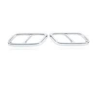 Starrypxl Mercedes C Class W206 2021 Up Rear Exhaust Muffler Tail Pipe Cover Trim Electrosilvering Pair Replacement Durable Stylish Design (Electrosilvering)