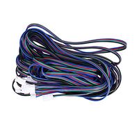 Starrypxl Motor Extension Cord 5Pcs Male Female 2.4 Extruder Cable Charging Plug Durable Flexible Design Ideal for 3D Printer Connectivity and Power Supply Solutions