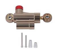 Starrypxl Motorcycle Steering Damper Adjustable CNC Aluminum Alloy Enhanced Stability Gold High Performance Stabilizer for Motorbikes Racing Touring Off Road