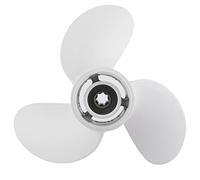 Starrypxl Propeller 7 Spline Tooth 3 Blades Aluminum Alloy Outboard Motor Replacement 6G1 45941 00 EL 8 1/2 X 8 1/2 Fit for Outboard Engine 6 8HP 6HP 8HP F6 F8 F9.9