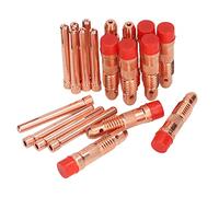 Starrypxl TIG Collets 10PCS Torch Fittings Argon Arc Welding Copper Connector Consumables Durable Efficient Precision