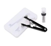 Starrypxl Watch Spring Bar Pliers Tip Pins Aluminum Alloy V Shape Tool Blue Efficient Wrist Band Removal 1pc Ideal for Watchmakers and Repair Enthusiasts (Negro)