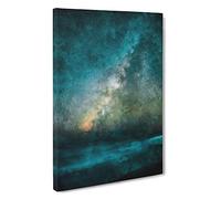 Stars Above Hawaii Canvas Print | Gallery Wrapped 30mm Frame Wall Art | 30x20 inches | Ready to Hang | Abstract Space Picture | Living Room Bedroom Lounge Office