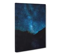 Stars Above Zion National Park Canvas Print | Gallery Wrapped 30mm Frame Wall Art | 20x14 inches | Ready to Hang | Abstract Space Picture | Living Room Bedroom Lounge Office