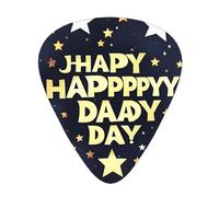 Stars And Happy Fathers Day Guitar Picks Set-Premium Abs Material,Various Thicknesses-Enhance Your Playing Experience