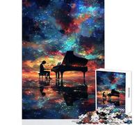 Stars And Keys Jigsaw 1000 Pieces for Teenagers Improve Overall Mental Performance Mindful Soothing Leisure Game (50x75cm)