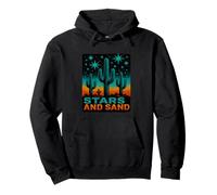 Stars and Sand Desert Scene Pullover Hoodie