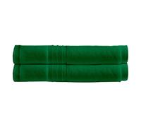 Stars and Stripes 100% Luxury soft Egyptian Cotton Fade Resistant Towels (2 Bath Towel, Forest Green)