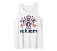 Stars And Stripes And Equal Rights Patriotic Pride Statement Tank Top