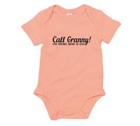 Stars and Stripes Call Granny! She Knows What To Do! Baby Bodysuit Unisex Baby Onesie Jumpsuit(Dusty Rose) 0/3 Months