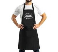 Stars and Stripes Funny How Can You Help? Just Get Out Sarcastic Cooking BBQ Holiday Home Chefs Apron(OS, Black)