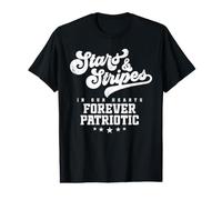 Stars and Stripes in Our Hearts Value Graphic T-Shirt