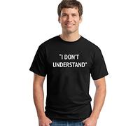 Stars and Stripes Inspired Sherlock Holmes I Don't Understand T Shirts Size M Black