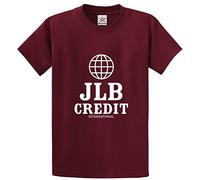 Stars and Stripes Jlb Credit International Company Unisex Adults T-Shirt(M, Wine)