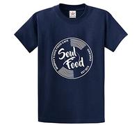 Stars and Stripes Murphy's Soul Food Café Brothers Unisex Adults T-Shirt(S, Navy)