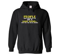 Stars and Stripes People Who Tolerate Me On A Daily Basis. They Are The Real Heroes Funny Classic Unisex Kids Pullover Hoodie (XS, Black, 12_13 Years)