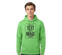 Stars and Stripes Personalised Hoodie - Custom Name Text Winter Casual Jumper - Workplace Office Logo Mens Pullover Hooded Sweatshirt