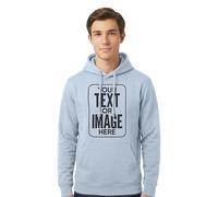 Stars and Stripes Personalised Hoodie - Custom Name Text Winter Casual Jumper - Workplace Office Logo Mens Pullover Hooded Sweatshirt