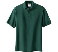 Stars and Stripes Plain Bottle Green Polo Shirt - 50% Cotton 50% Polyester