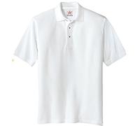 Stars and Stripes Plain White Polo Shirt White Polo Pique Shirt White Medium 50% Cotton 50% Polyester Polo Shirt