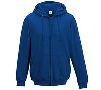 Stars and Stripes Royal Blue Unisex Zip Up hoodie Large plus 1 T Shirt