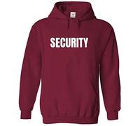 Stars and Stripes Security Unisex Novelty Classic Kids Pullover Hoodie (2XS, Wine, 9_11 Years)