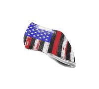 Stars and Stripes Star Pattern USA Flag Golf Head Covers Premium Golf Iron Headcovers for Most Blade Putters