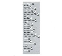 Stars Background Cutting Dies,Falling Stars Frame Metal Die Cuts,Five Pointed Star Background Frame Metal Die Cuts,Christmas Embossing Stencils for Card Making,DIY Scrapbooking Decorative