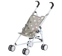 (Stars) BiBi Doll Baby Dolls Buggy Foldable Stroller with Safety Belt Dolls Pram Pushchair Toys