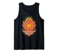 Stars Don't Shine They Burn Neo-Traditional Tattoo Art Quote Tank Top
